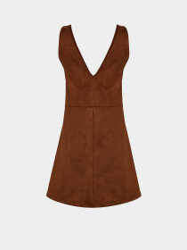 Сукня міні Trendyol модель TWOAW24EL00543/Kahverengi Фото