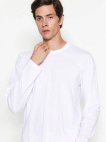 Лонгслив Trendyol модель TMNAW21TS0208/Beyaz*001 Фото