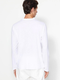 Лонгслив Trendyol модель TMNAW21TS0208/Beyaz*001 Фото