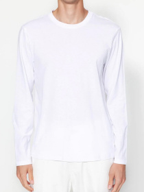 Лонгслив Trendyol модель TMNAW21TS0208/Beyaz*001 Фото