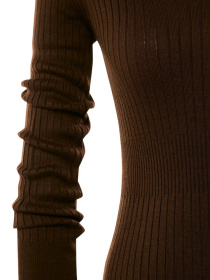 Платье миди Trendyol модель TWOAW22EL1376/Kahverengi Фото