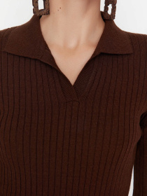 Платье миди Trendyol модель TWOAW22EL1376/Kahverengi Фото