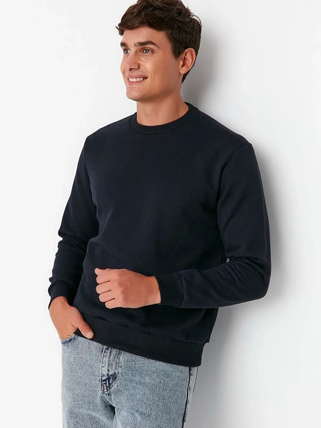 Світшот Trendyol модель TMNAW21SW1208/Lacivert Фото