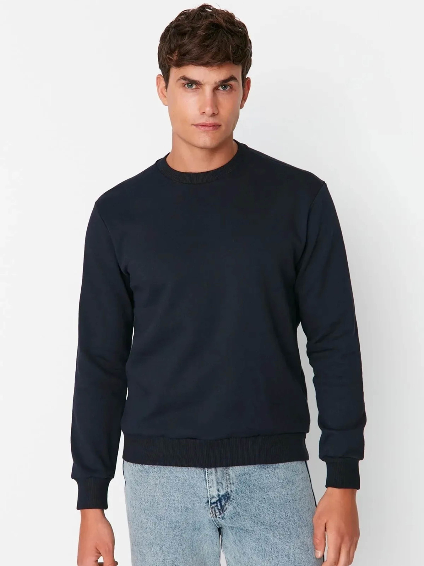 Світшот Trendyol модель TMNAW21SW1208/Lacivert Фото