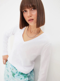 Лонгслив Trendyol модель TWOAW21TS0099/Beyaz Фото