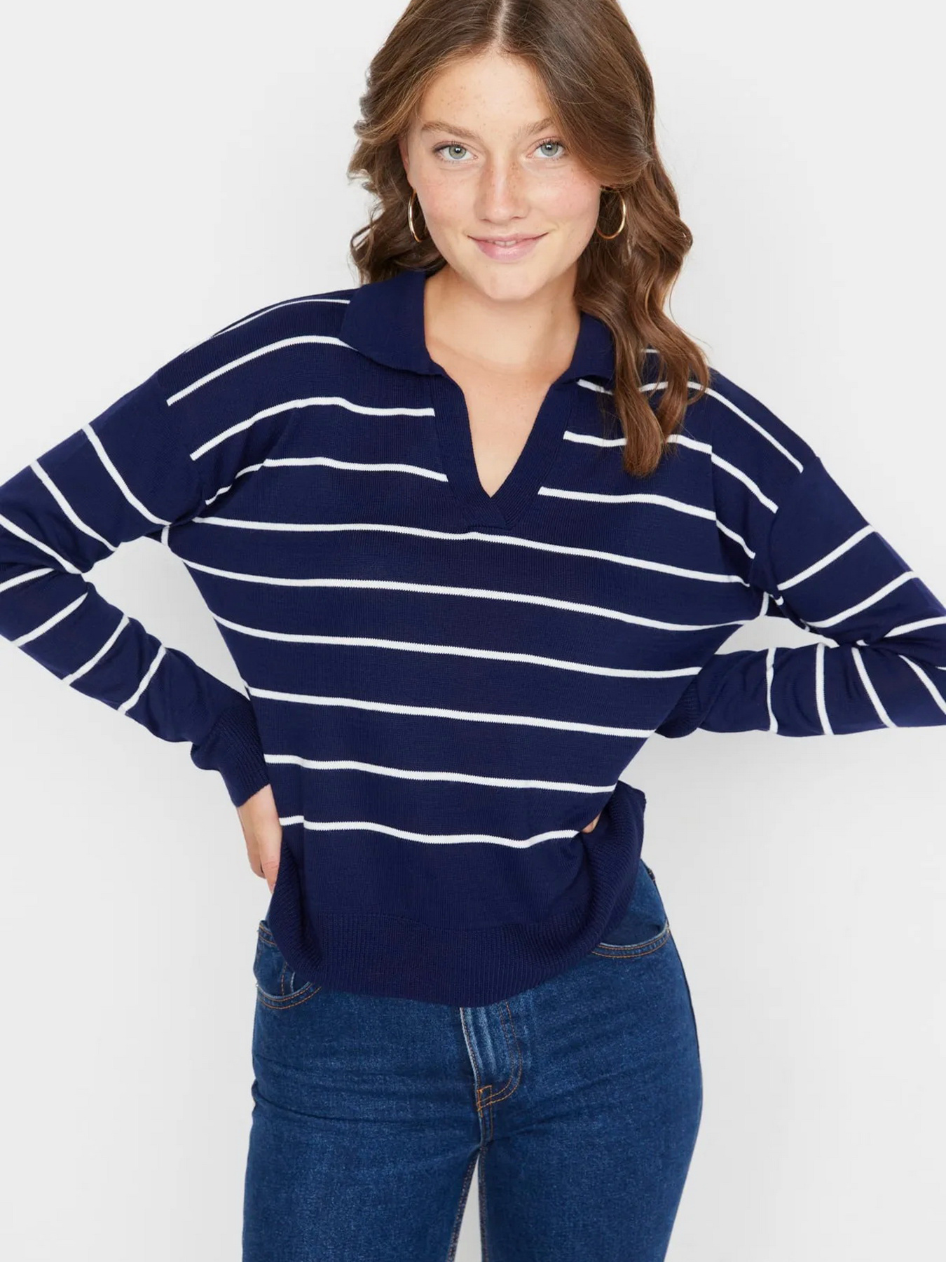 Джемпер Trendyol модель TWOAW22KZ0735/Lacivert Фото