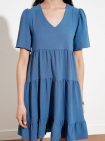 Платье мини Trendyol модель TWOSS20EL0400/Indigo Фото