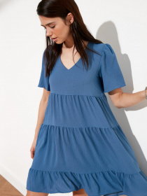 Платье мини Trendyol модель TWOSS20EL0400/Indigo Фото