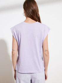 Футболки и поло Trendyol модель TWOSS20TS0021/Lila Фото