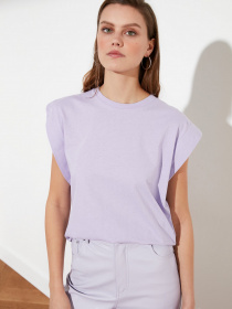 Футболки и поло Trendyol модель TWOSS20TS0021/Lila Фото