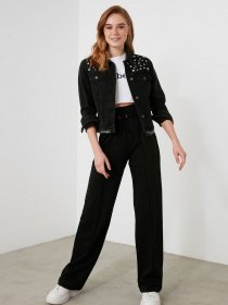 Штаны спортивные Trendyol модель TWOAW21EA0395/Siyah Фото