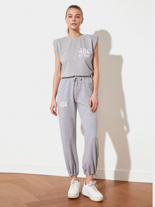Штаны спортивные Trendyol модель TWOSS21EA0023/Gri Фото
