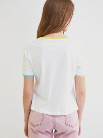 Футболка Trendyol модель TWOSS21TS0840/Beyaz Фото