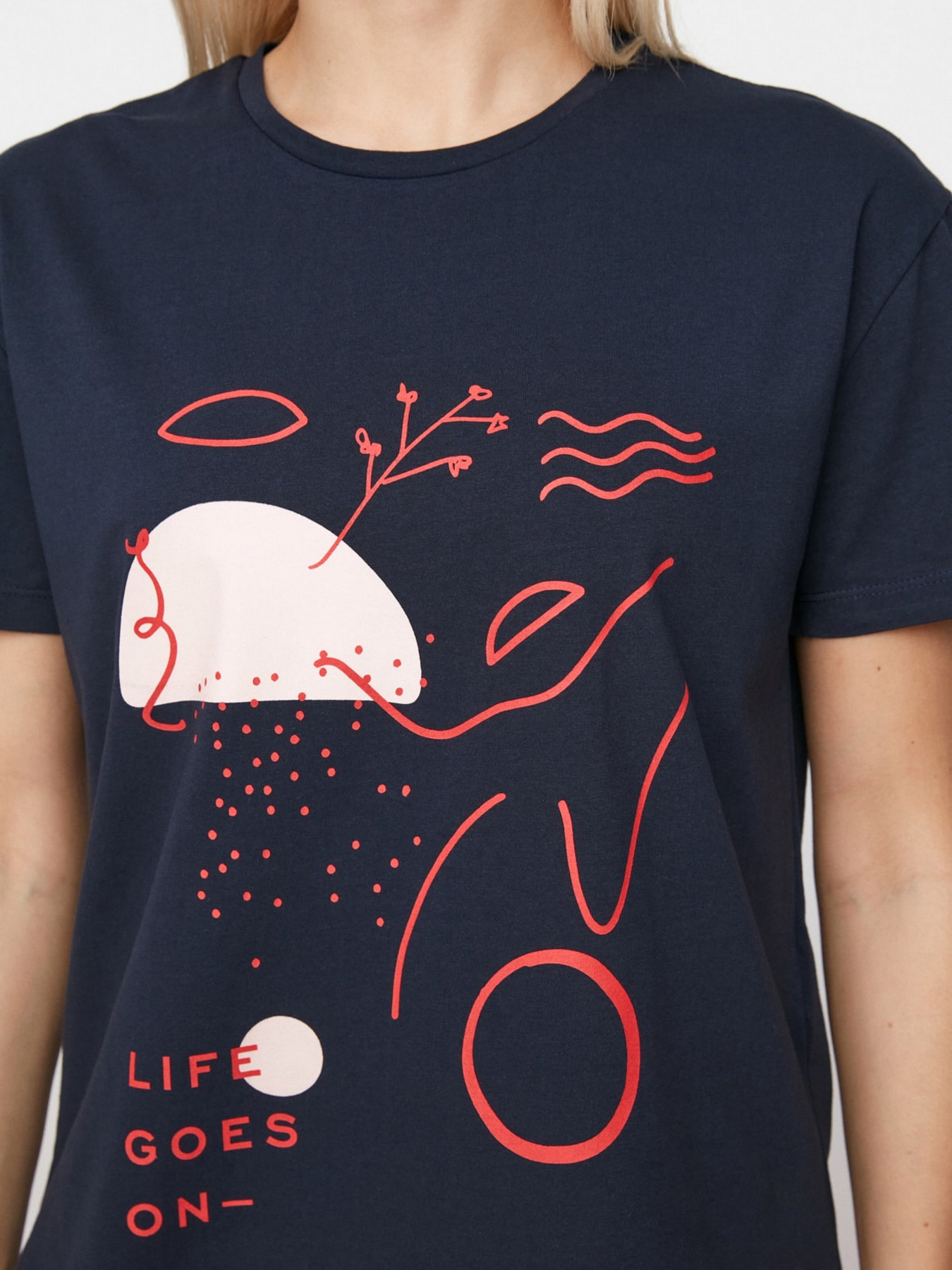 Футболки і поло Trendyol модель TWOSS21TS0520/Lacivert Фото