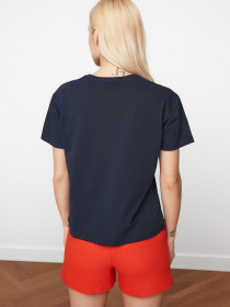 Футболки і поло Trendyol модель TWOSS21TS0520/Lacivert Фото