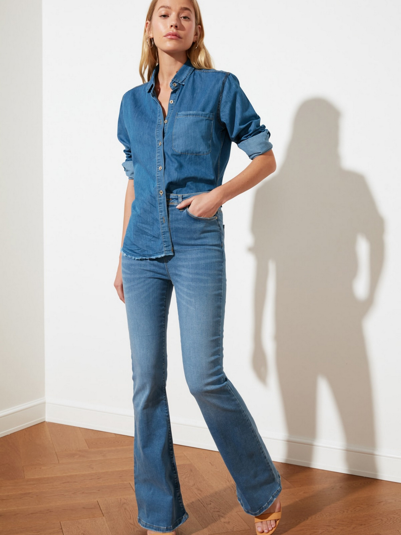 Блуза Trendyol модель TWOSS21GO0790/Mavi Фото