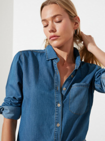 Блуза Trendyol модель TWOSS21GO0790/Mavi Блуза Trendyol модель TWOSS21GO0790/Mavi Фото