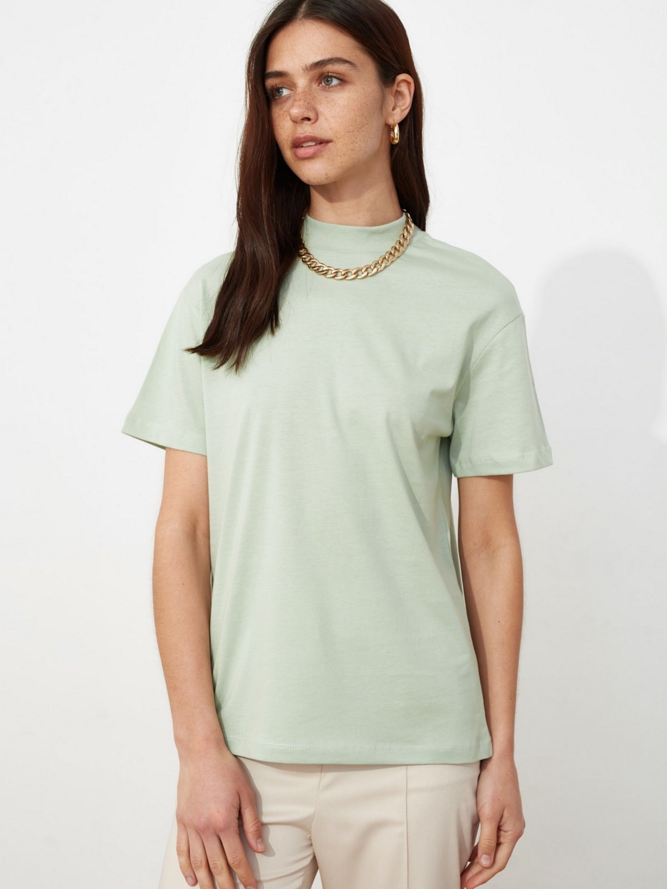 Футболки і поло Trendyol модель TWOAW20TS0096/Mint Фото