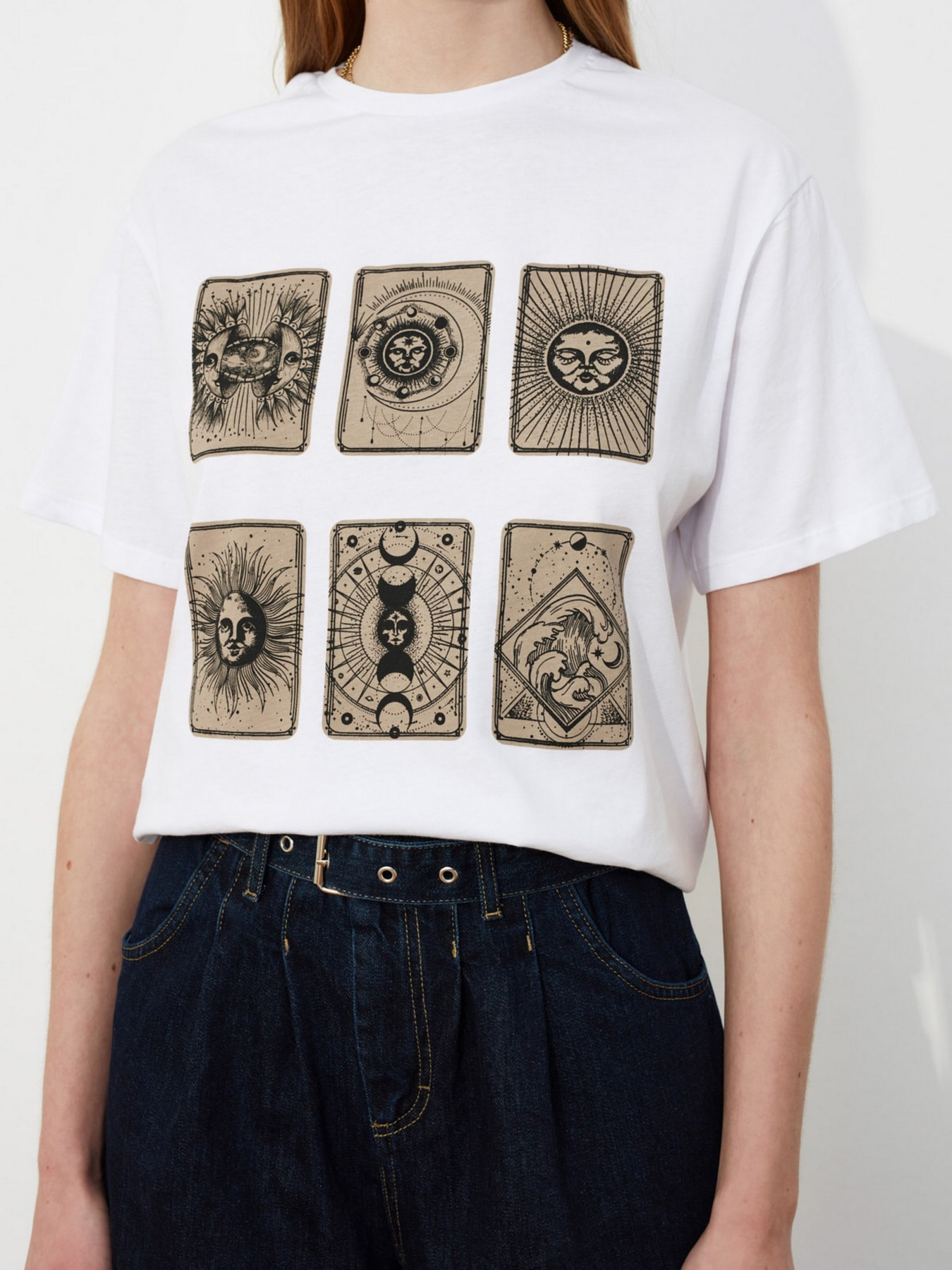 Футболки и поло Trendyol модель TWOSS20TS1512/Beyaz Фото