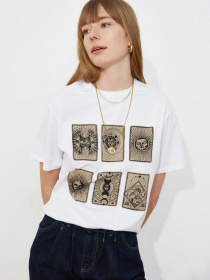 Футболки и поло Trendyol модель TWOSS20TS1512/Beyaz Фото