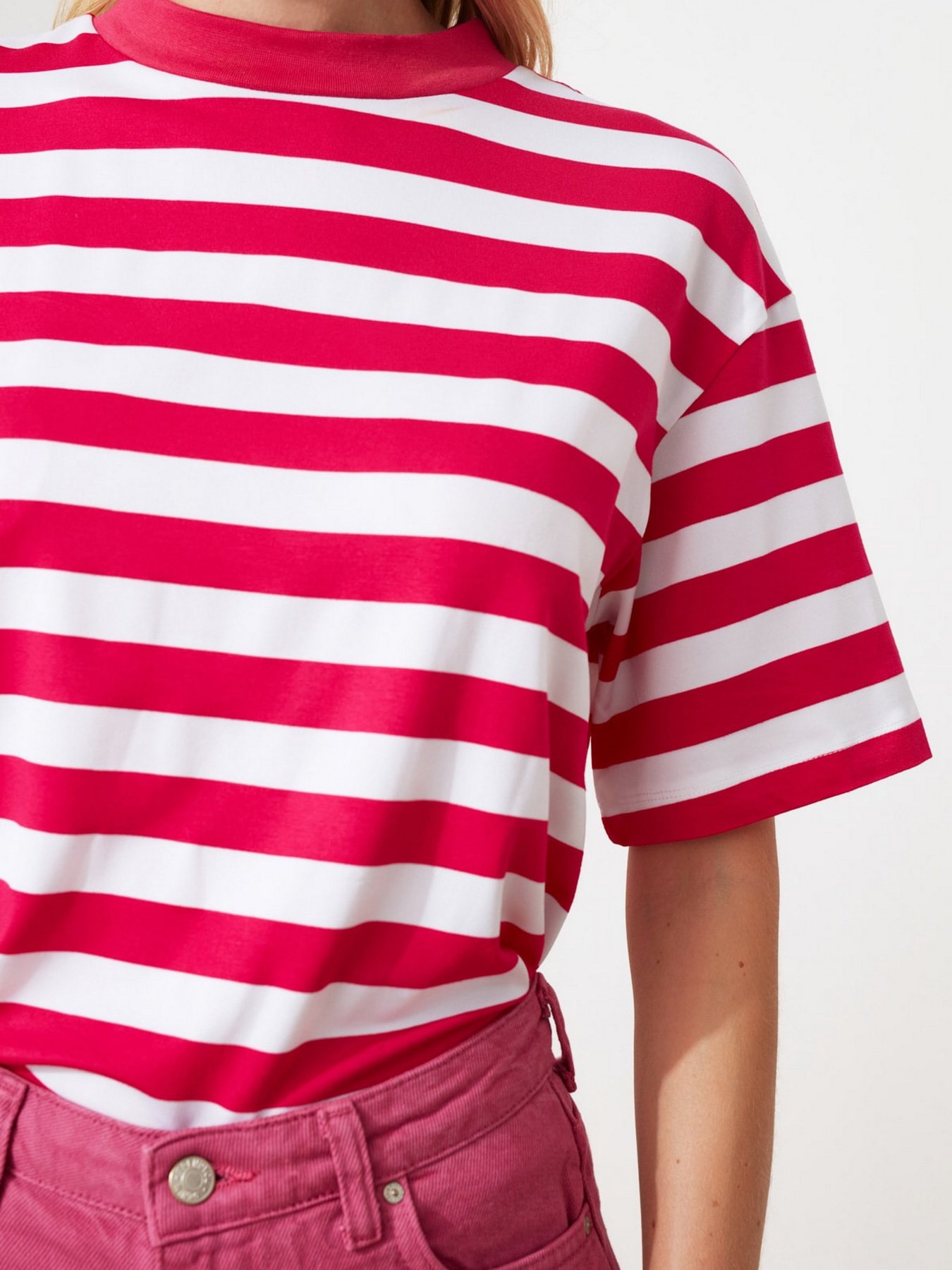 Футболки и поло Trendyol модель TWOSS21TS1204/Pembe Фото