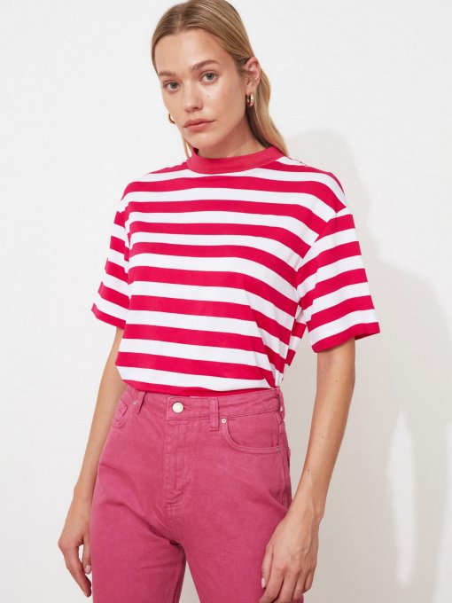 Футболки и поло Trendyol модель TWOSS21TS1204/Pembe Фото