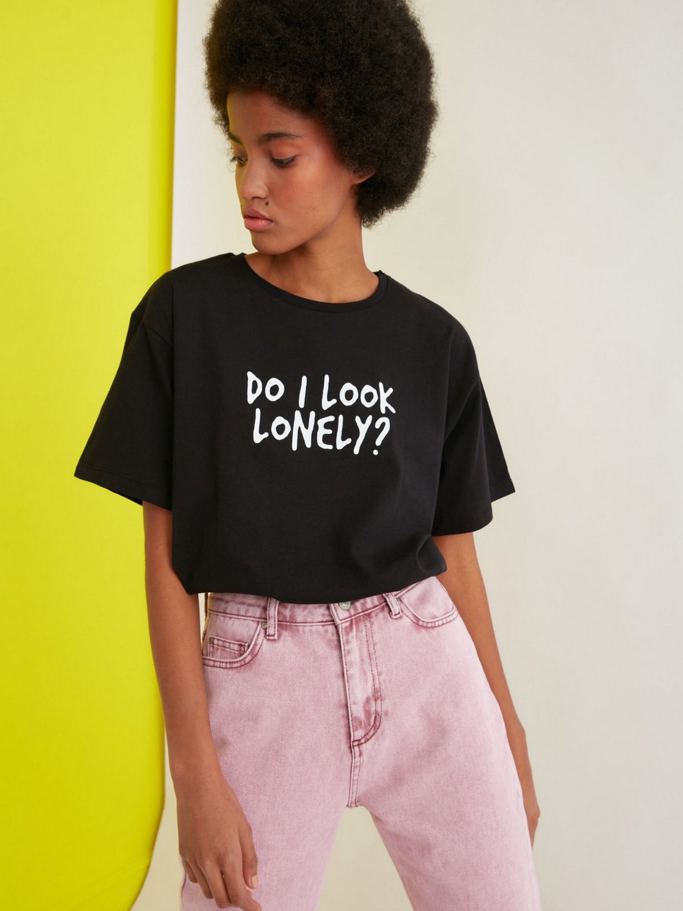 Футболки и поло Trendyol модель TWOSS21TS1735/Siyah Фото