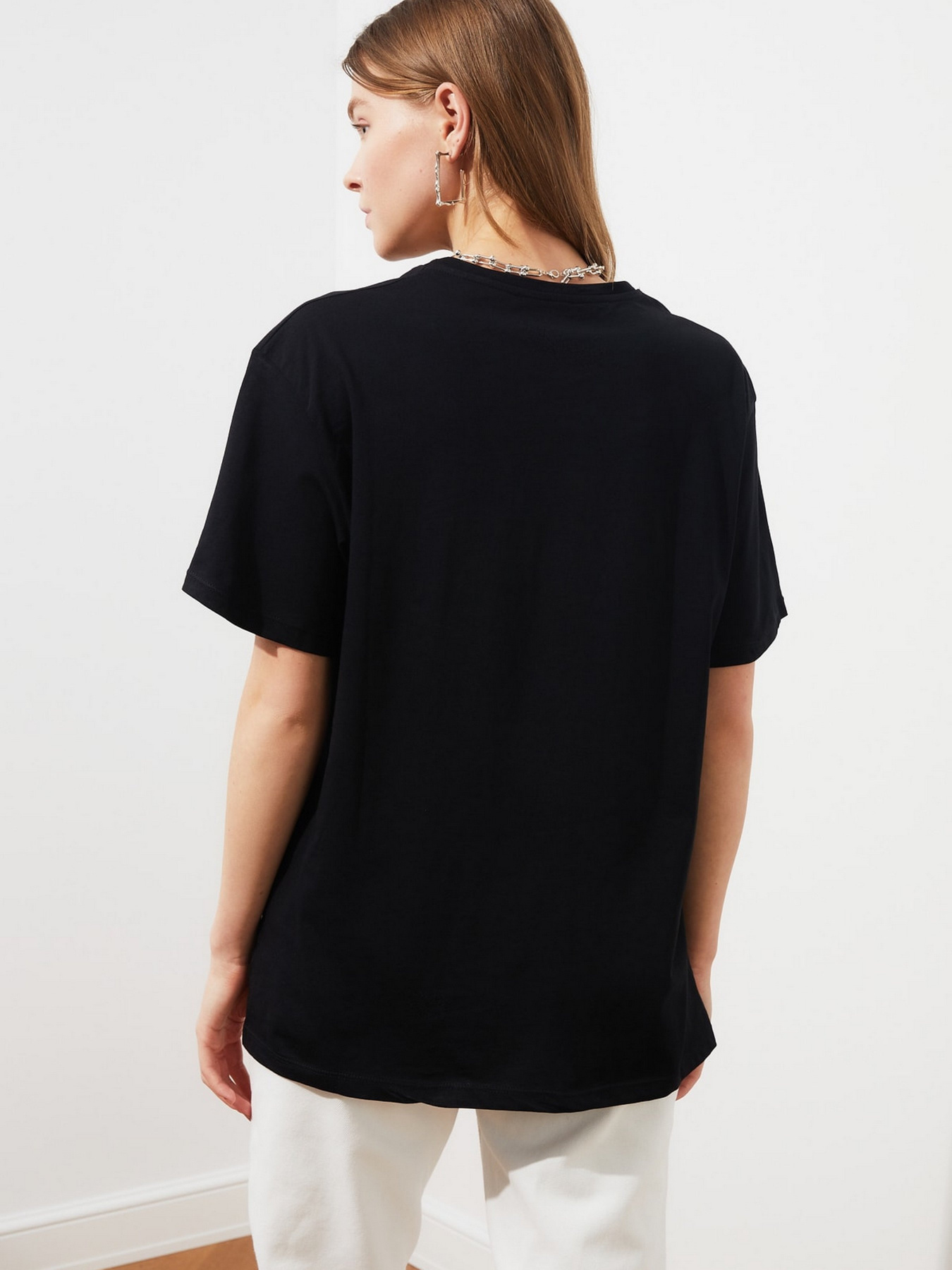 Футболки і поло Trendyol модель TWOSS21TS1108/Siyah Фото