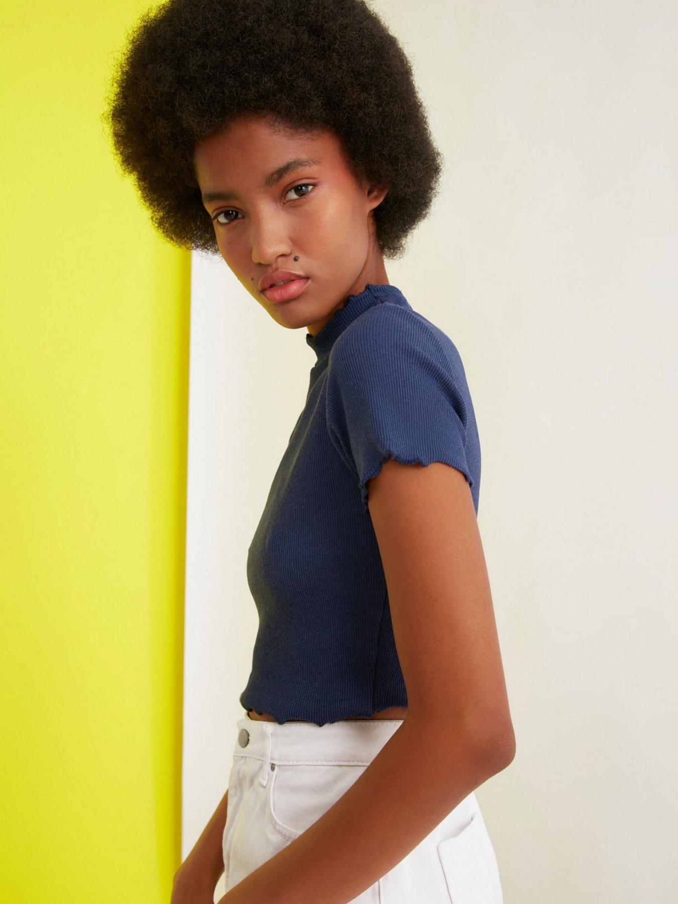 Топ Trendyol модель TWOSS21BZ1182/Lacivert Фото