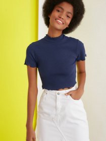 Топ Trendyol модель TWOSS21BZ1182/Lacivert Фото