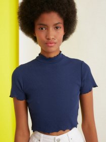 Топ Trendyol модель TWOSS21BZ1182/Lacivert Фото