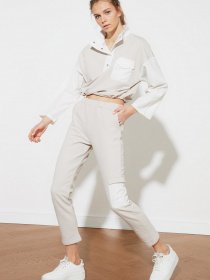 Штаны спортивные Trendyol модель TWOSS21EA0091/Bej Фото