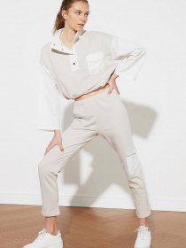 Штаны спортивные Trendyol модель TWOSS21EA0091/Bej Фото