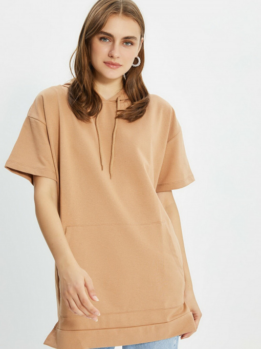 Футболка Trendyol модель TCTAW22TW0022/Bej Фото