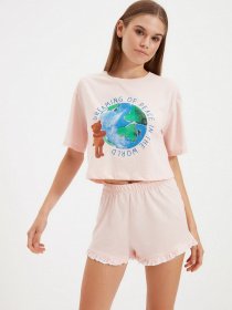Пижама Trendyol модель THMSS21PT1453/Pembe Фото