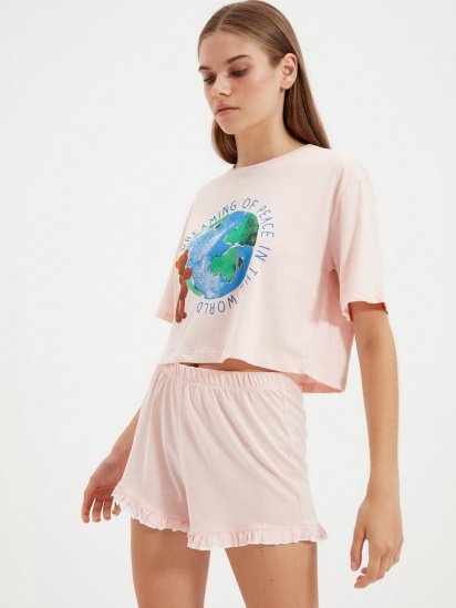 Пижама Trendyol модель THMSS21PT1453/Pembe — фото 4 - INTERTOP