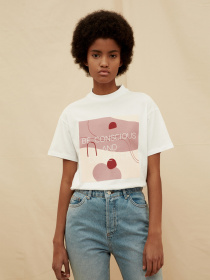 Футболки і поло Trendyol модель TWOSS21TS1415/Beyaz Фото