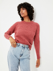 Джемпер Trendyol модель TWOAW20FV0007/Gul Kurusu Джемпер Trendyol модель TWOAW20FV0007/Gul Kurusu Фото