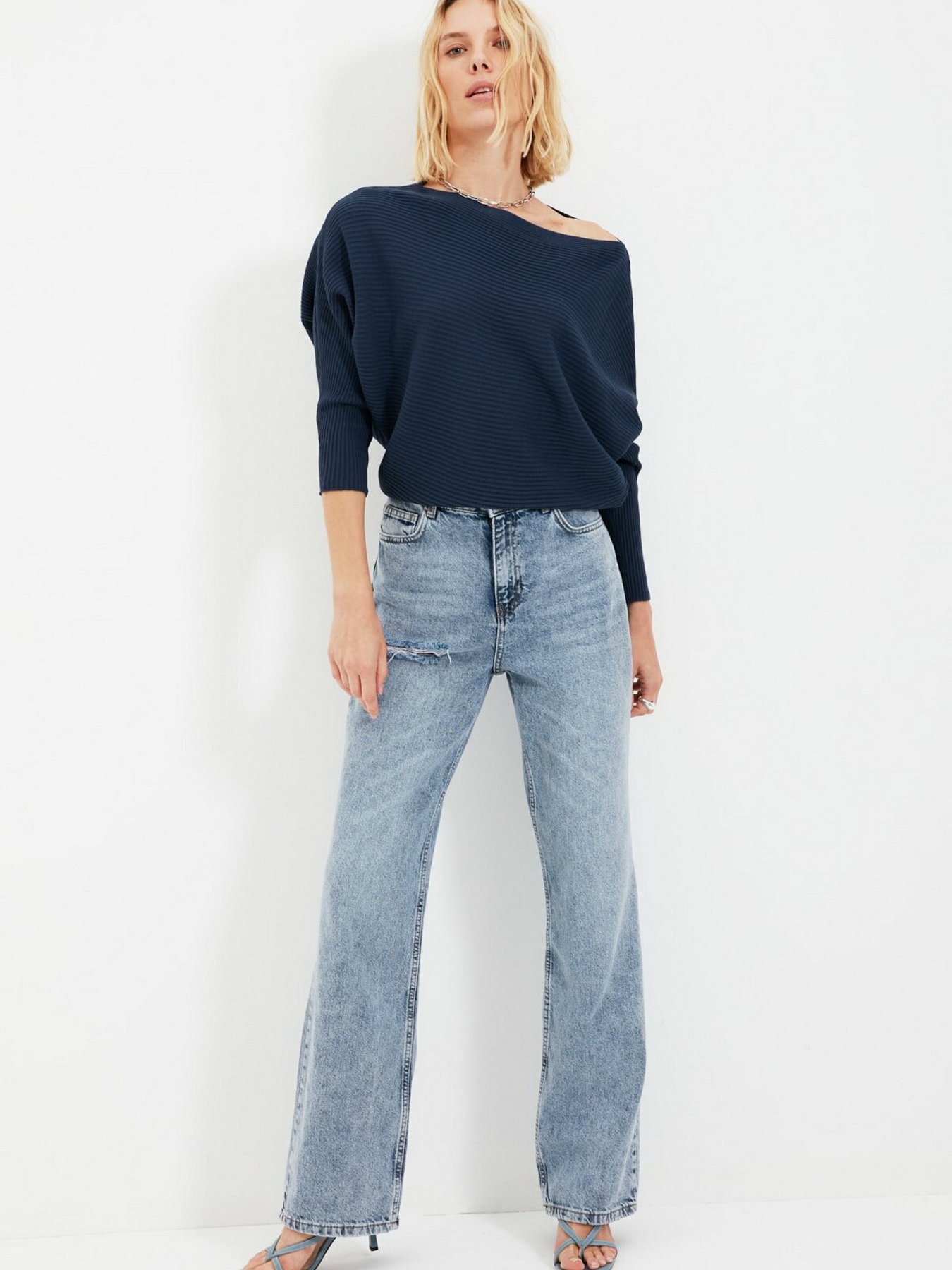 Джемпер Trendyol модель TWOAW20FV0040/Indigo Фото