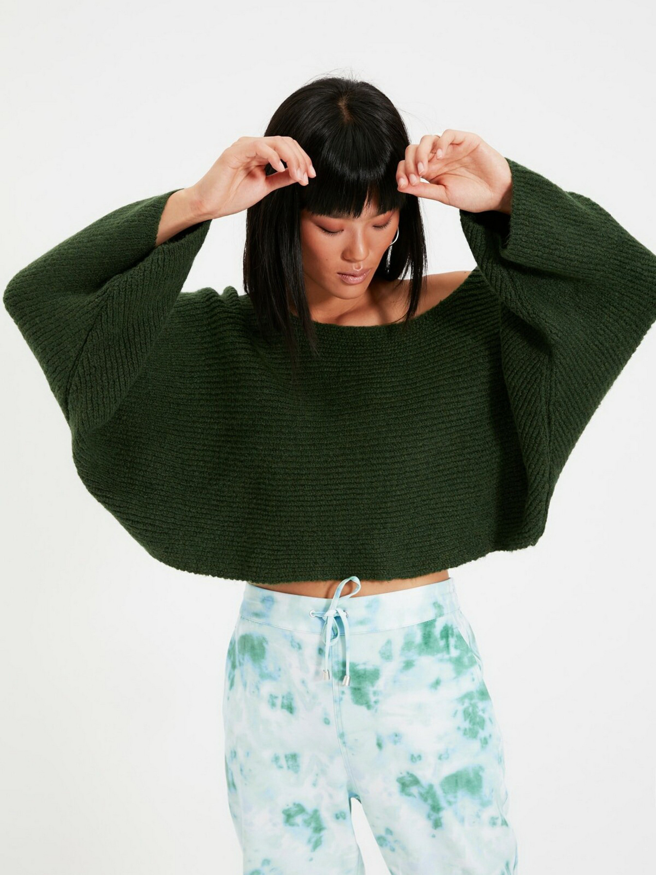 Джемпер Trendyol модель TWOAW20FV0054/Zumrut Yesili Джемпер Trendyol модель TWOAW20FV0054/Zumrut Yesili Фото