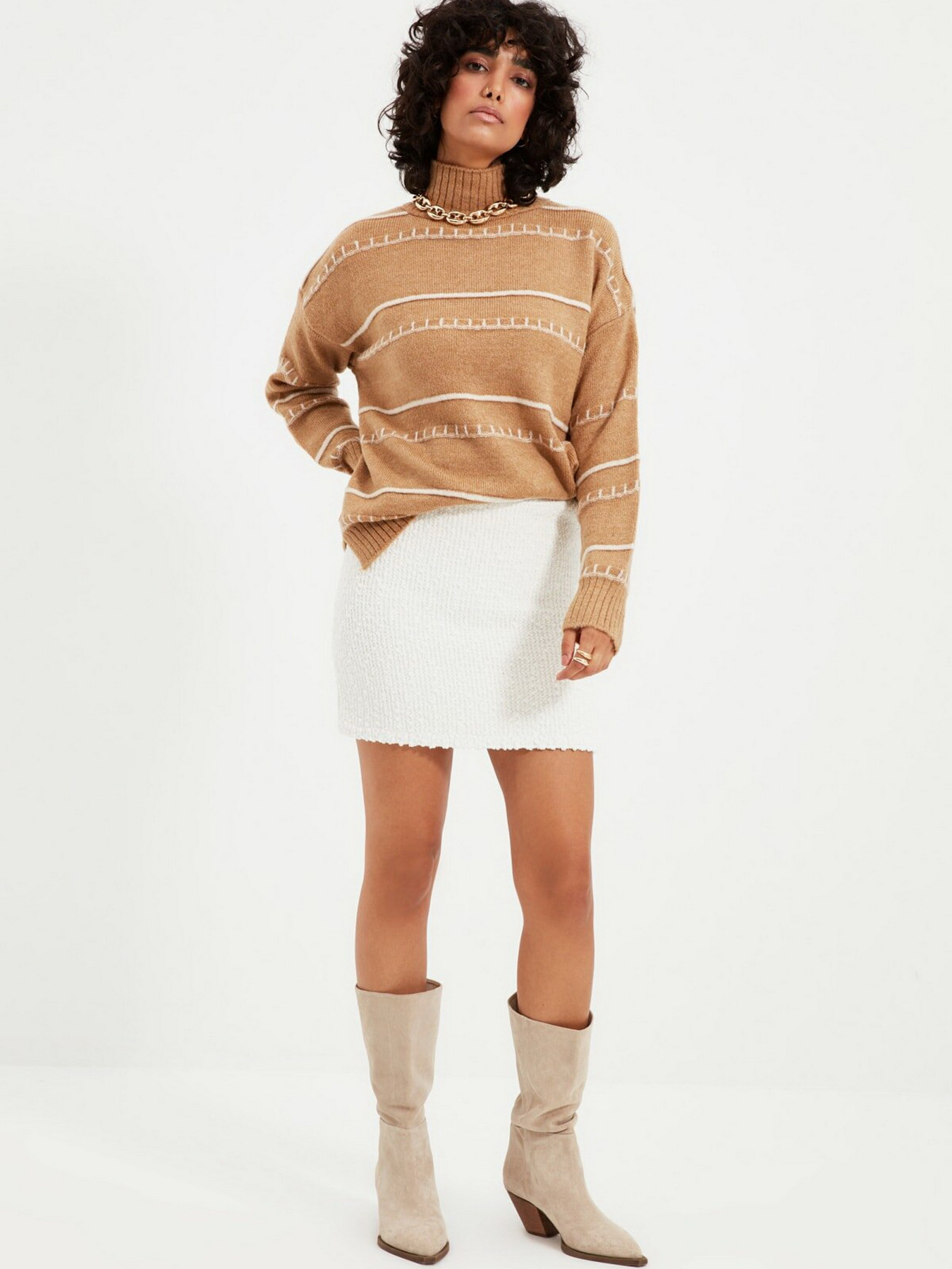 Джемпер Trendyol модель TWOAW20FV0075/Camel Фото