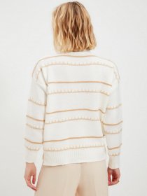 Джемпер Trendyol модель TWOAW20FV0075/Ekru Джемпер Trendyol модель TWOAW20FV0075/Ekru Фото