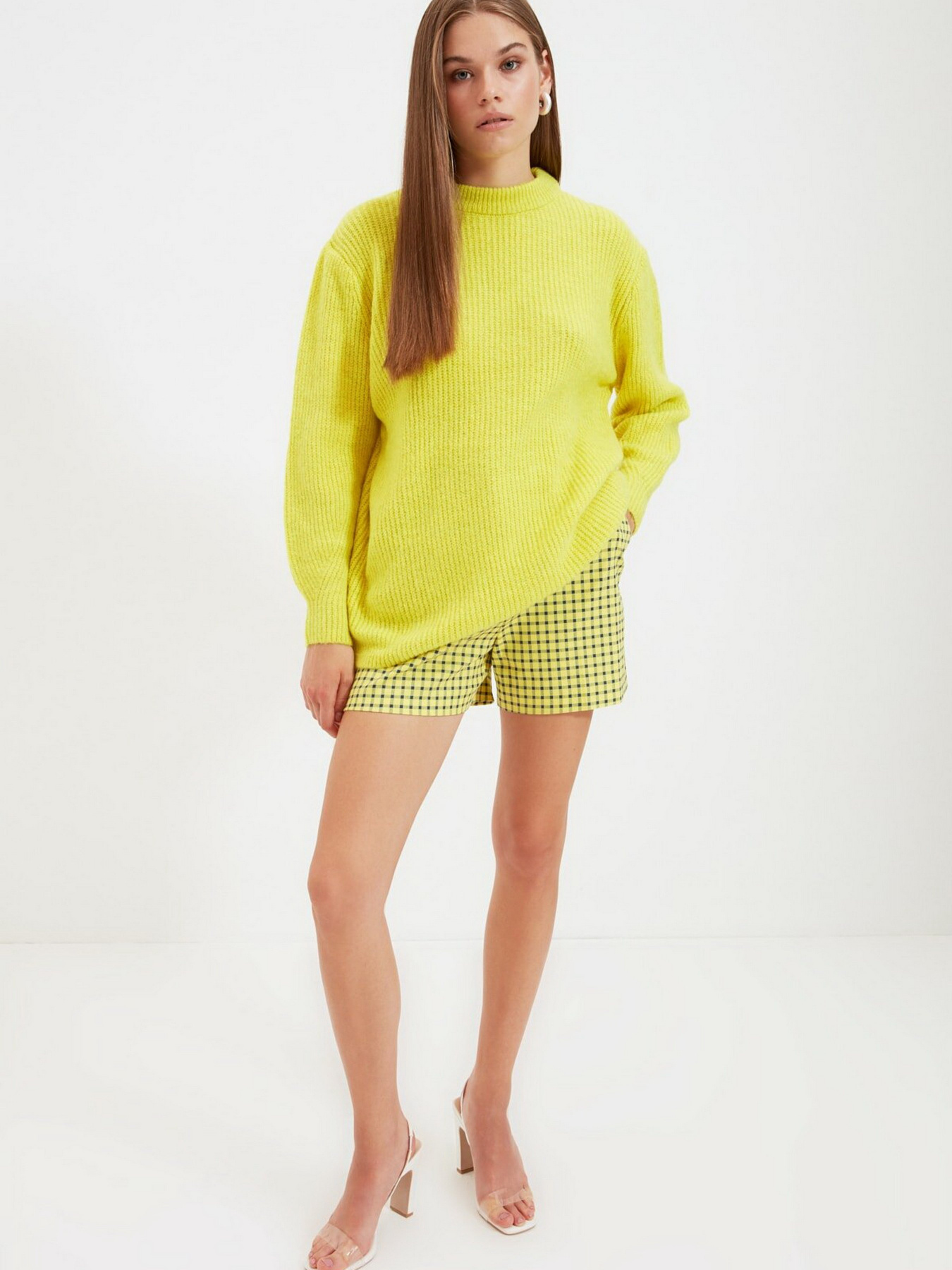 Джемпер Trendyol модель TWOAW20FV0142/Sarı Джемпер Trendyol модель TWOAW20FV0142/Sarı Фото