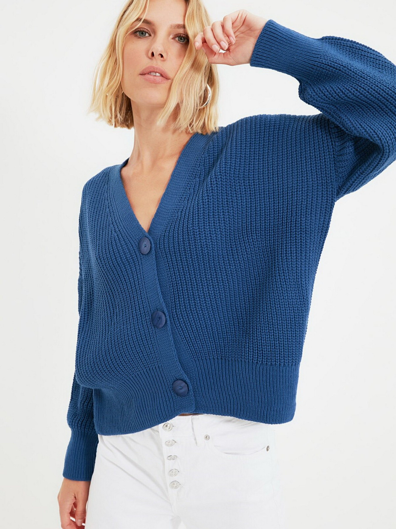 Кардиган Trendyol модель TWOAW20HI0215/Mavi Фото