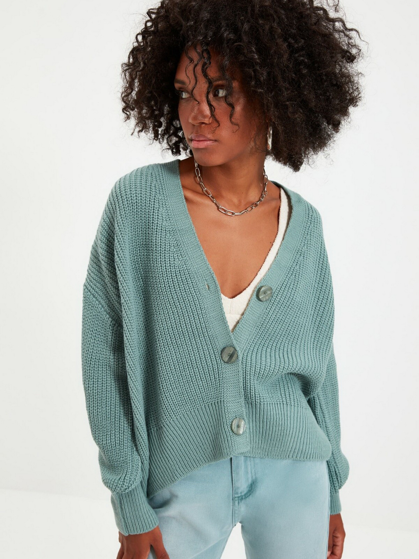 Кардиган Trendyol модель TWOAW20HI0215/Mint Фото