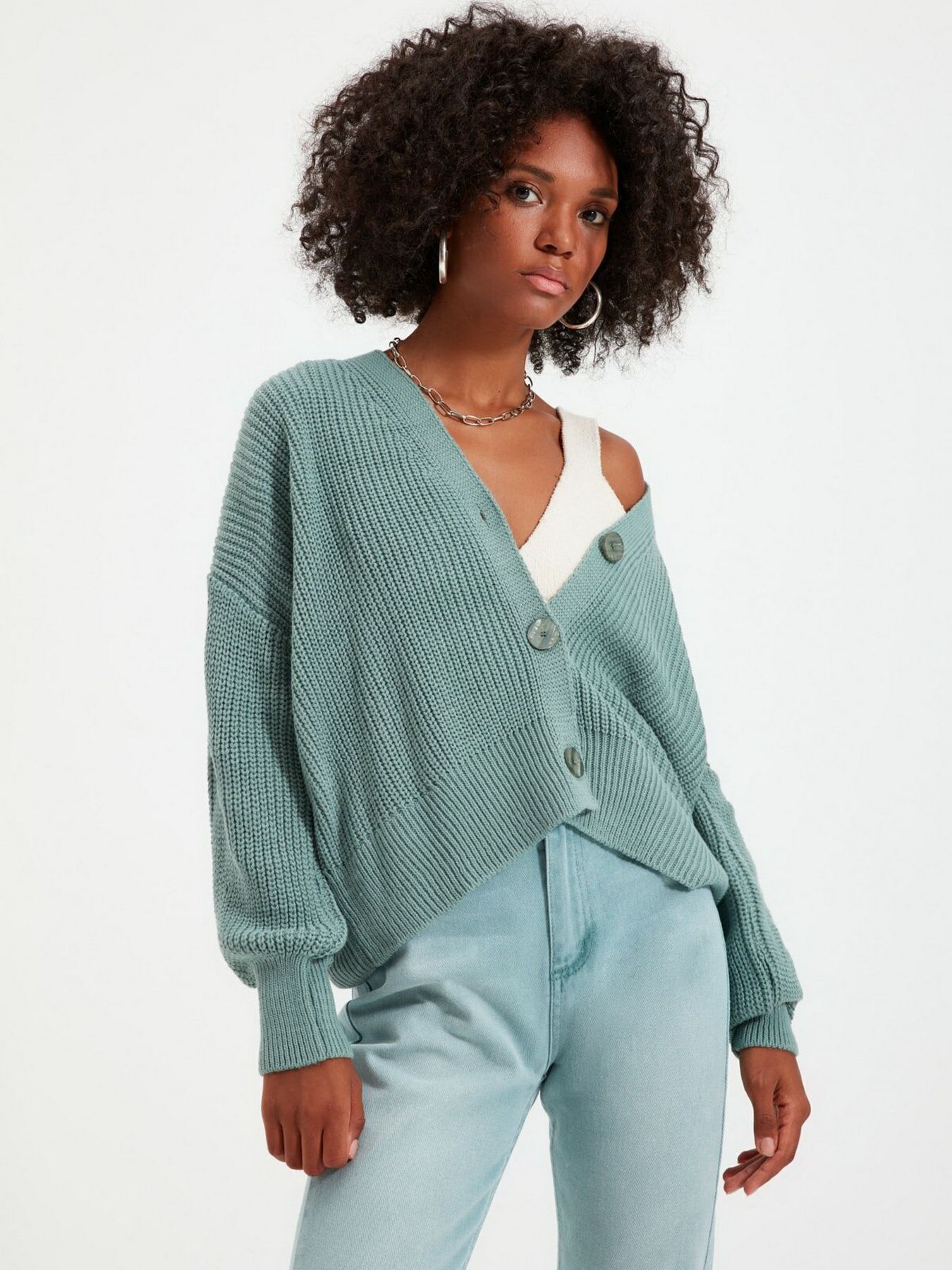 Кардиган Trendyol модель TWOAW20HI0215/Mint Фото