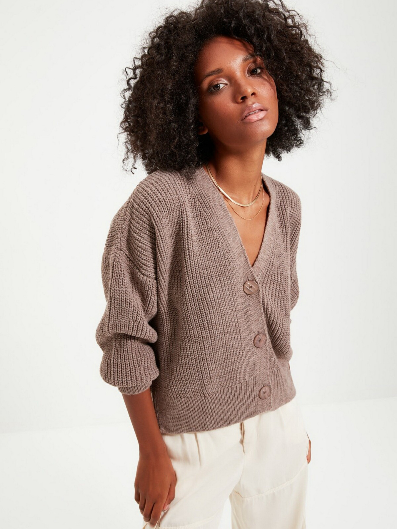 Кардиган Trendyol модель TWOAW20HI0215/Vizon Фото