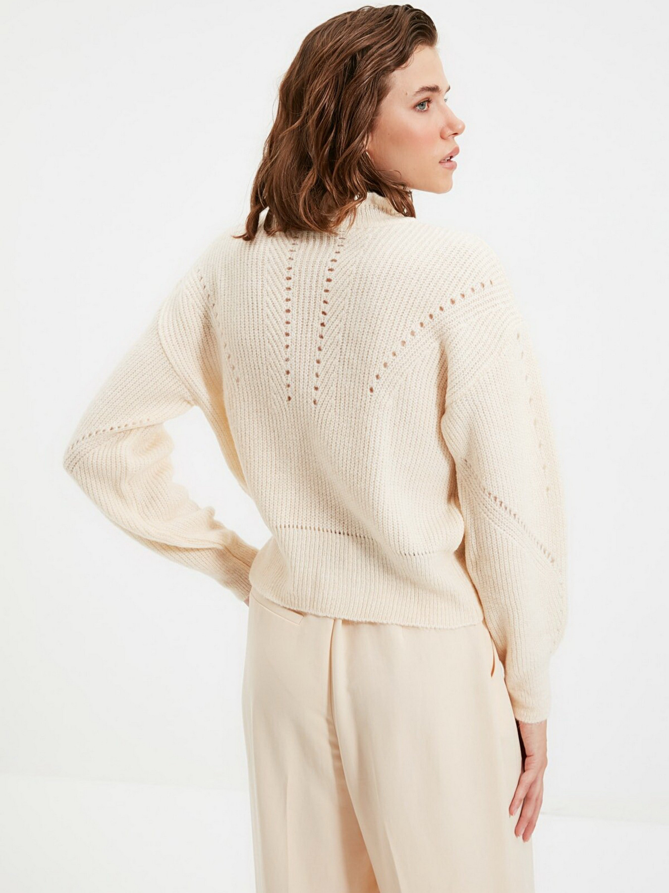 Джемпер Trendyol модель TWOAW20KZ0038/Ekru Фото