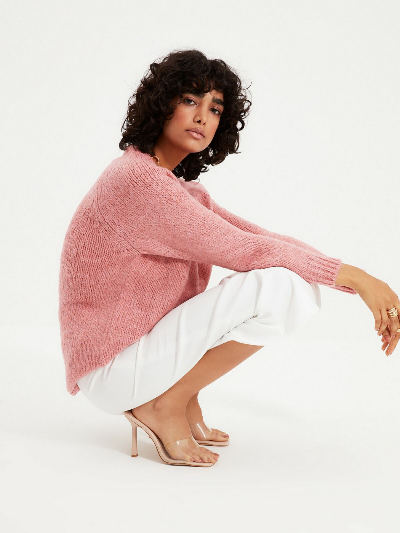 Джемпер Trendyol модель TWOAW20KZ0209/Gul Kurusu Фото