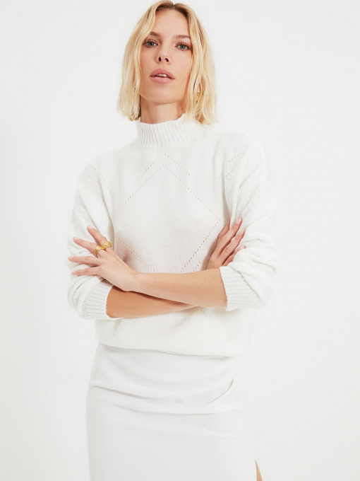 Джемпер Trendyol модель TWOAW20KZ0215/Ekru Фото